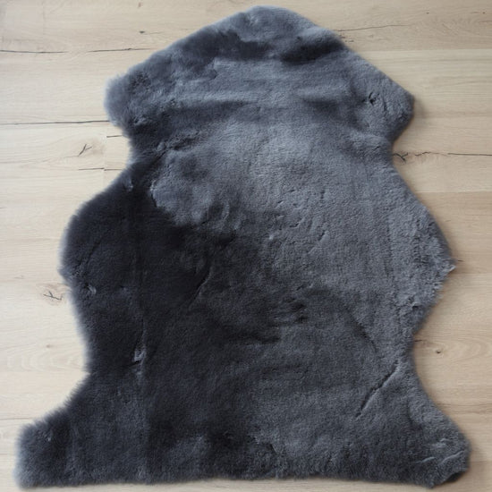 Lammfell XXL Anthrazit (grau, schwarz, geschoren)