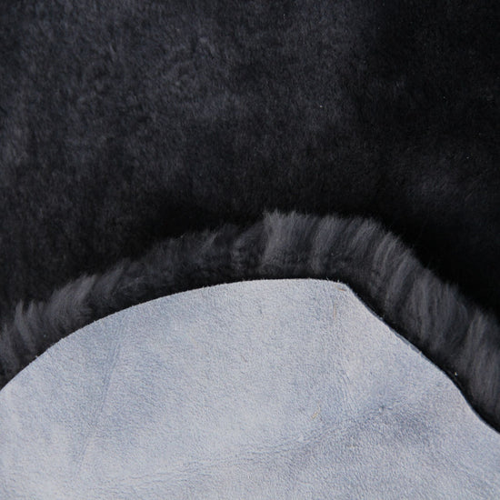 Lammfell XXL Anthrazit (grau, schwarz, geschoren)