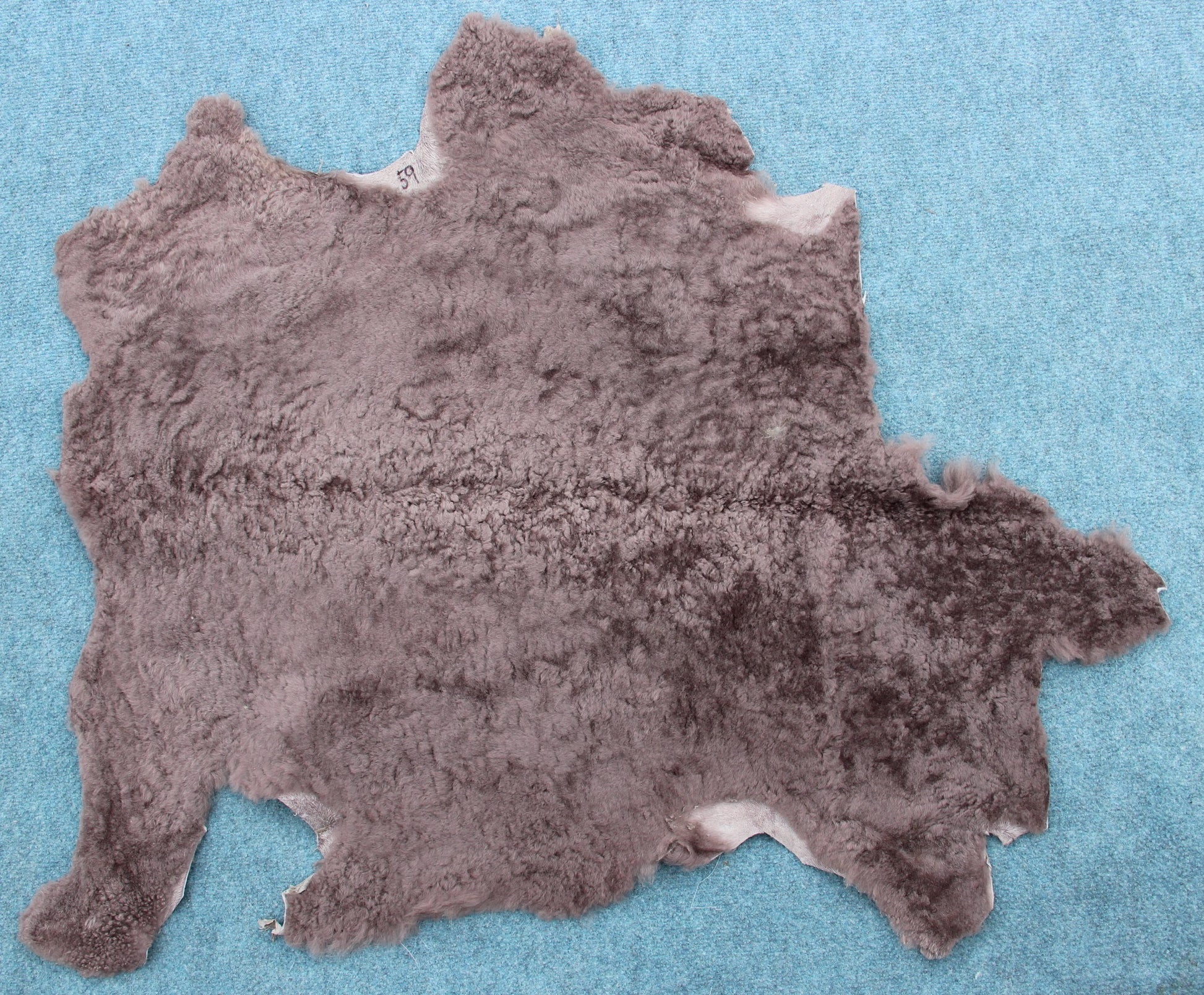 Sonderposten Mit Fehler Lammfell Braun Grau