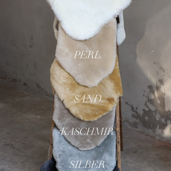 Lammfell XXL Silber (grau, geschoren)