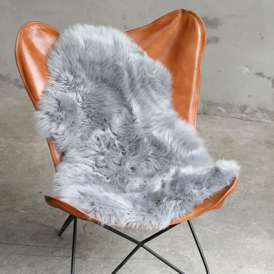 Lammfell Silber (Grau)