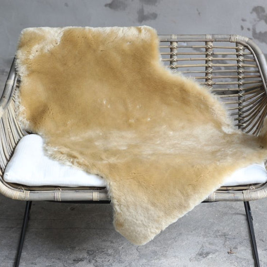 Lammfell XXL Sand (Beige geschoren)