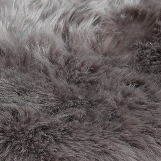 Lammfell Sitzauflage Eckig Stone