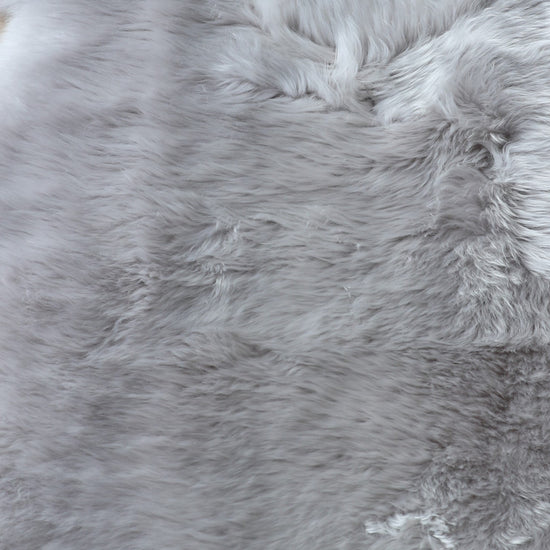 Lammfell Platingrau