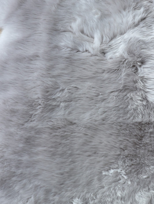 Lammfell Platingrau