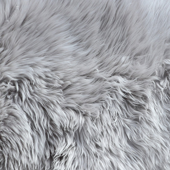 Lammfell Platingrau