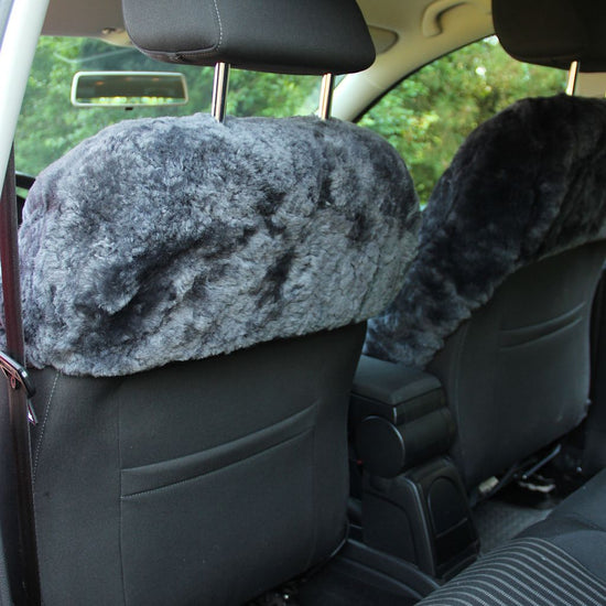 Premium Autofell für Autositze mit Airbag im Sitz (Anthrazit)