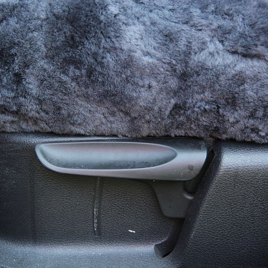 Premium Autofell für Autositze mit Airbag im Sitz (Anthrazit)