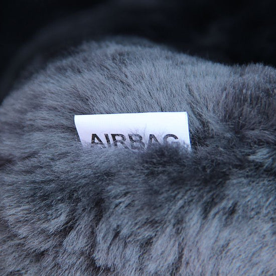 Premium Autofell für Autositze mit Airbag im Sitz (Anthrazit)