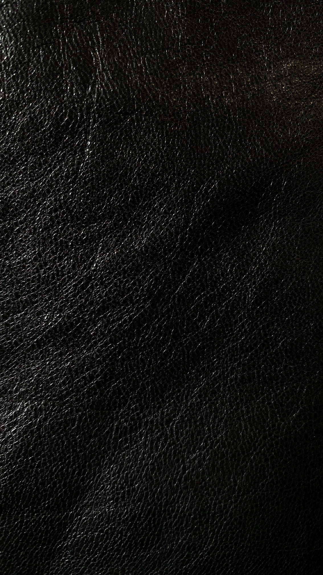 Ziegenleder Nappa schwarz