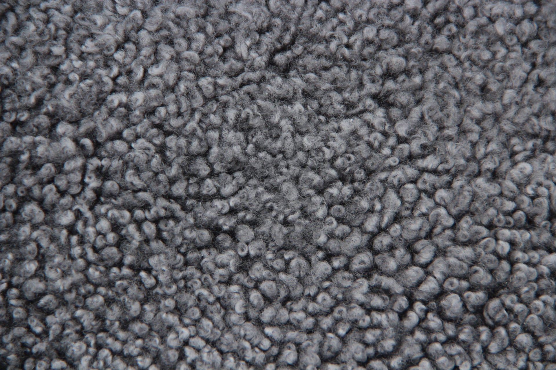 Lammfell Curly - Grau - (geschoren gelockt)