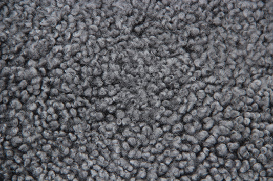 Lammfell Curly - Grau - (geschoren gelockt)