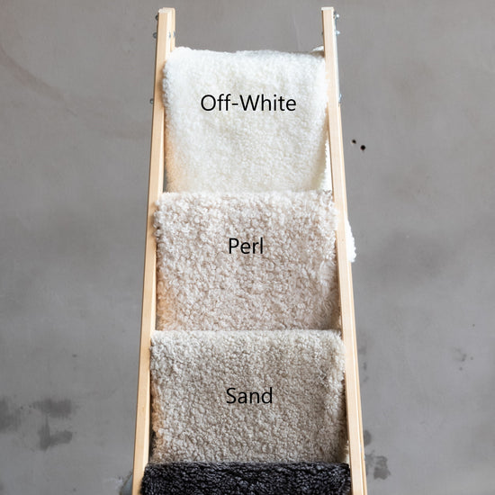 Lammfell Curly - Sand - (geschoren gelockt beige/braun)