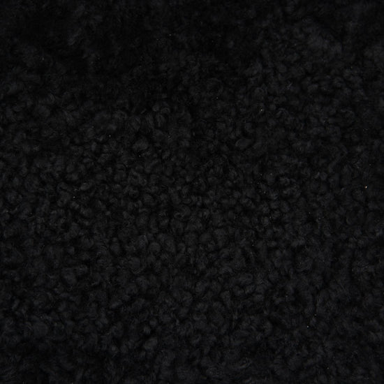 2er Lammfell Curly - Schwarz - (geschoren gelockt)