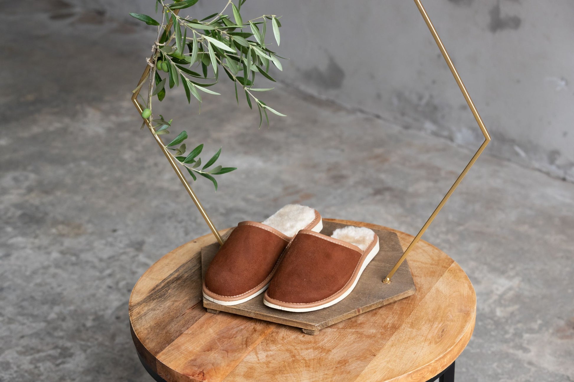 Lammfell Hausschuh - Sven