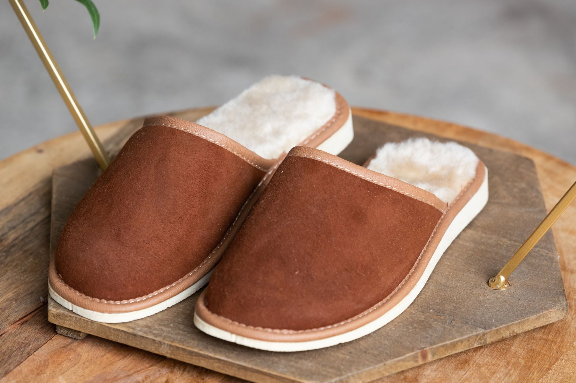 Lammfell Hausschuh - Sven