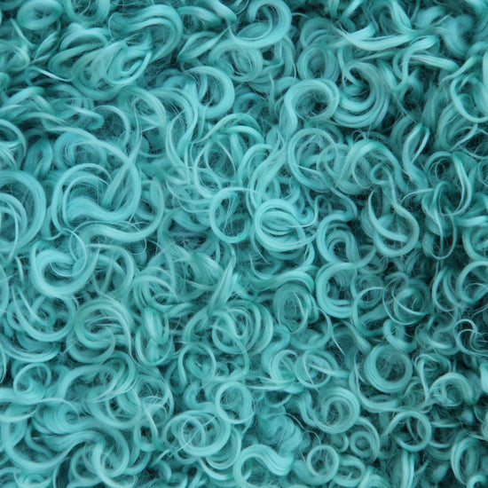 Gotland Schaffell Türkis gefärbt (184)