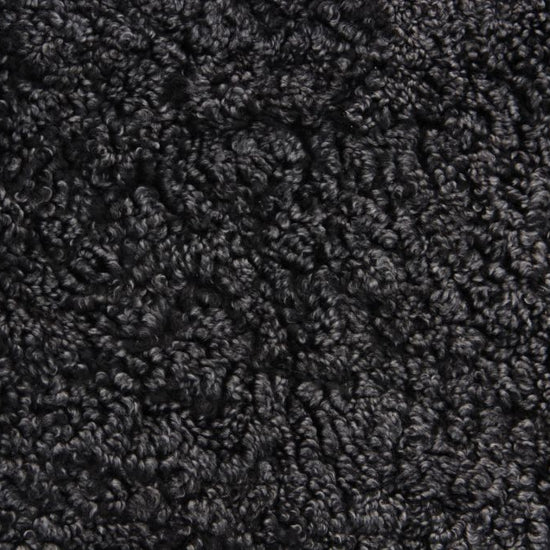 Lammfell Curly - Graphit - (geschoren gelockt grau schwarz)