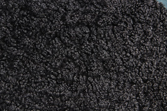 Lammfell Curly - Graphit - (geschoren gelockt grau schwarz)