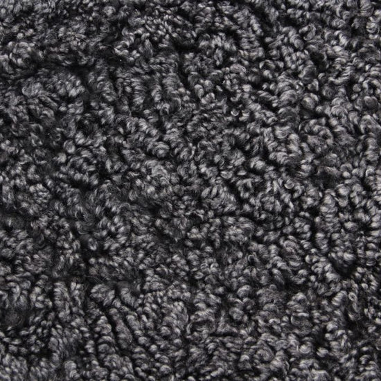 Lammfell Curly - Graphit - (geschoren gelockt grau schwarz)