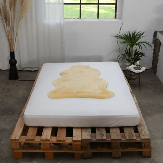 Lammfell Medizinisch gegerbt Bettfell XXL waschbar