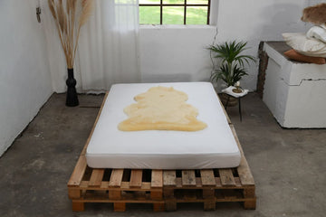 Lammfell Medizinisch gegerbt Bettfell XXL waschbar