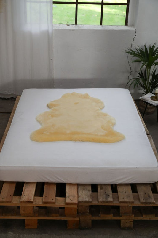 Lammfell Medizinisch gegerbt Bettfell XXL waschbar