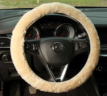 Lenkradbezug Lammfell