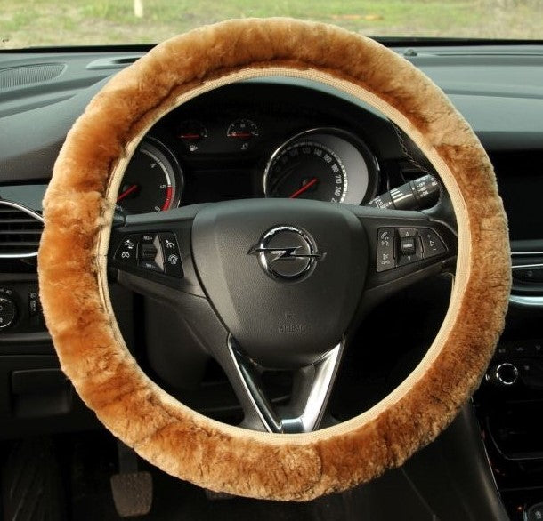 Lenkradbezug Lammfell