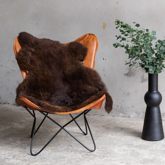 Lammfell Braun (Naturfarben)