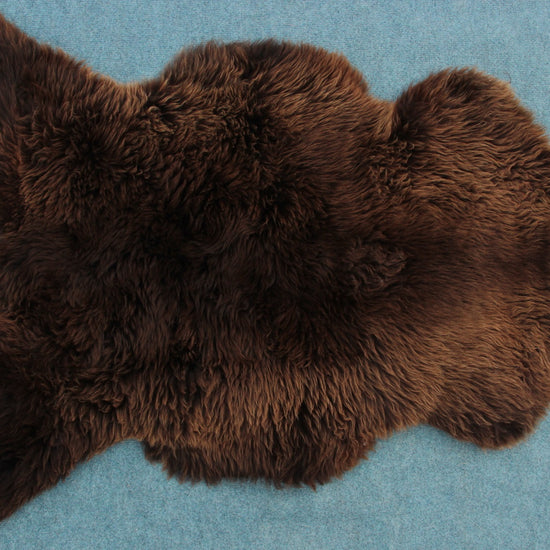 Lammfell Braun (Naturfarben)