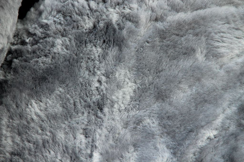 Premium Autofell für Autositze mit Airbag im Sitz (Silber)