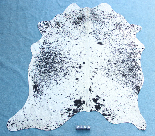 Kuhfell Schwarz Braun Weiß Gesprenkelt (2464)