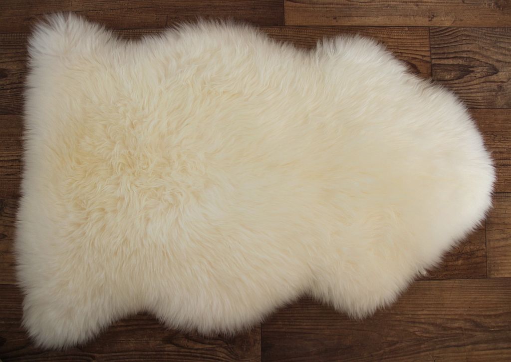 Lammfell (naturweiß) ökologische Gerbung