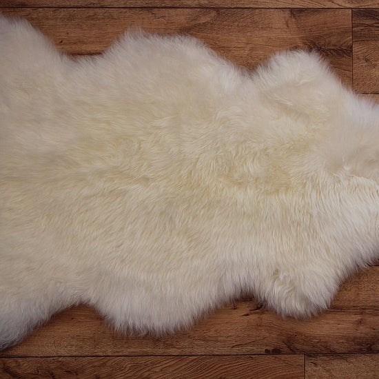 Lammfell (naturweiß) ökologische Gerbung