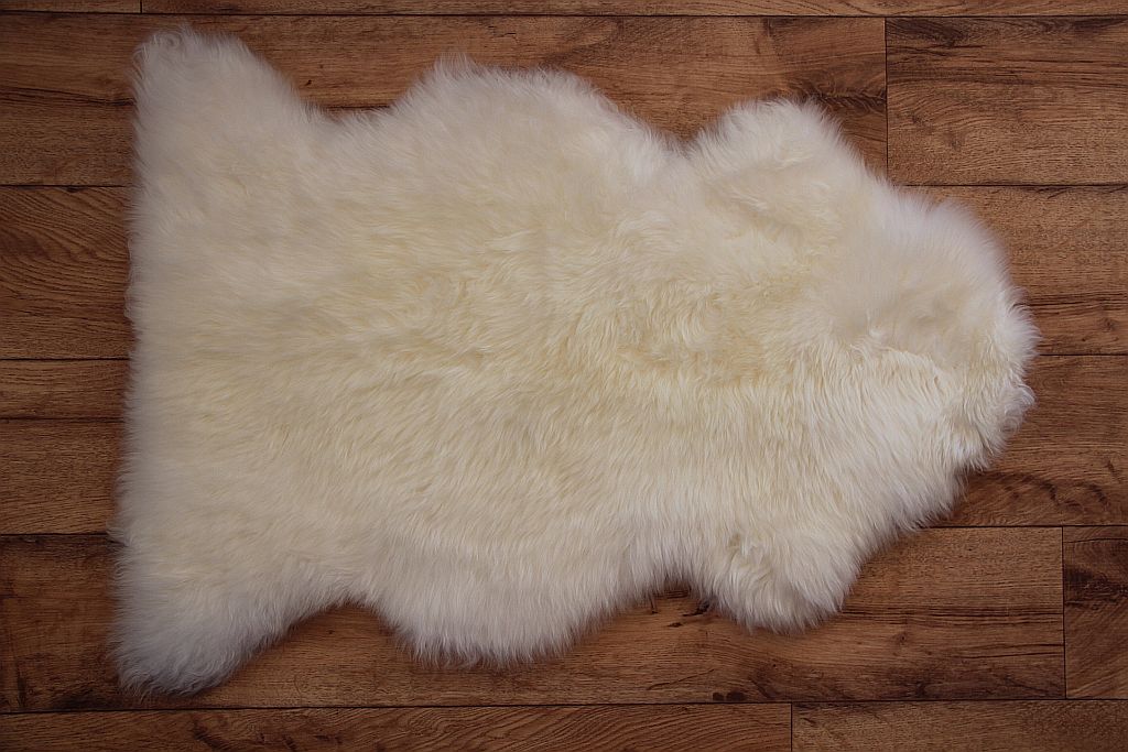 Lammfell (naturweiß) ökologische Gerbung