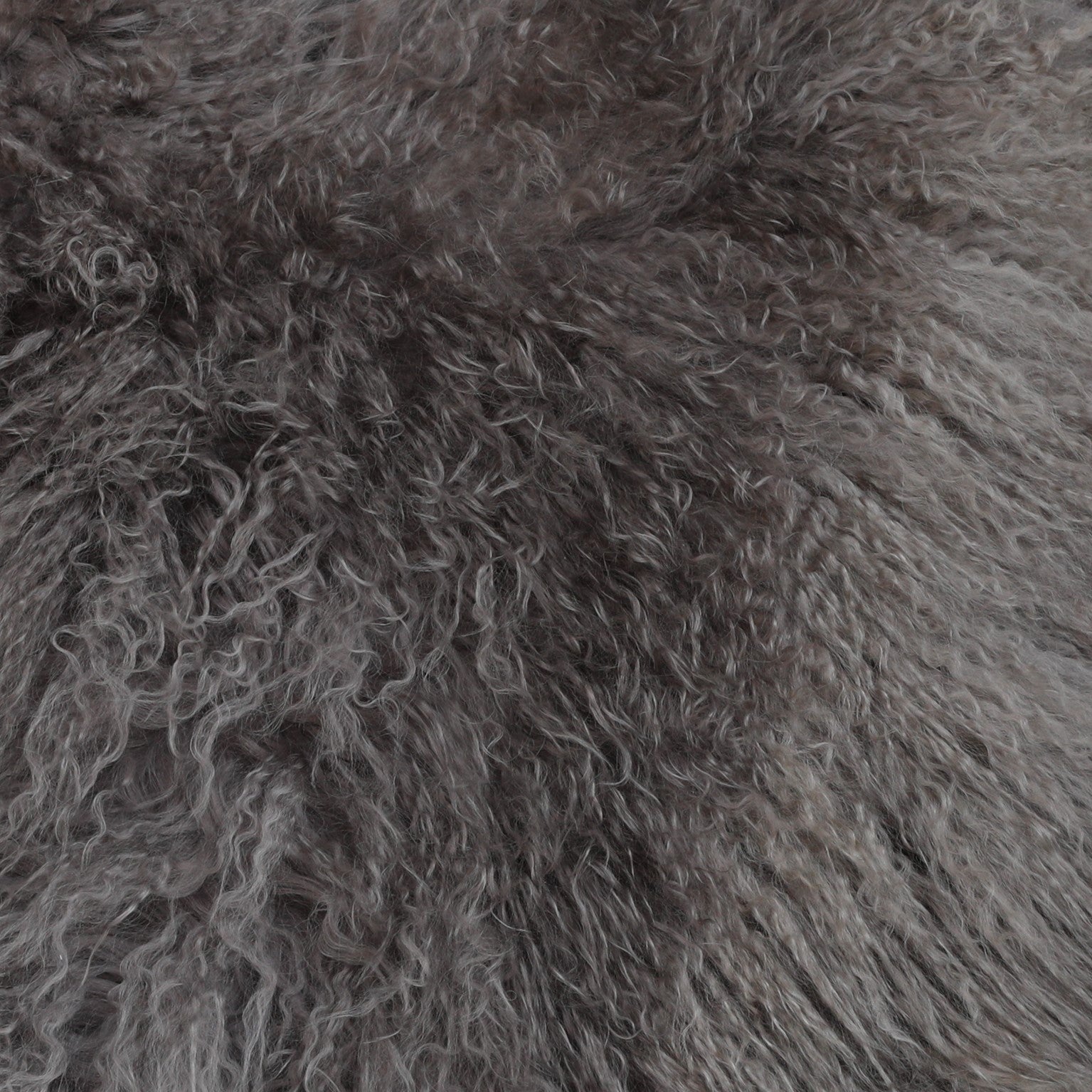 Tibet Lammfellkissen Stone