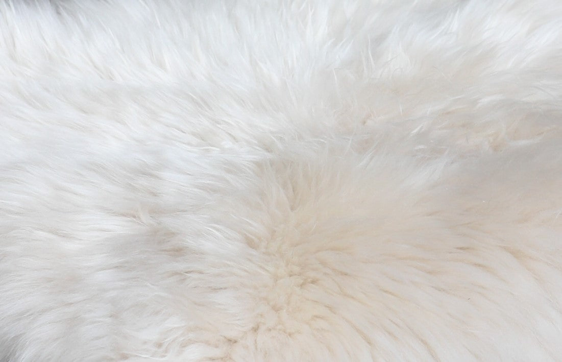 Lammfell Sitzauflage Eckig Perl