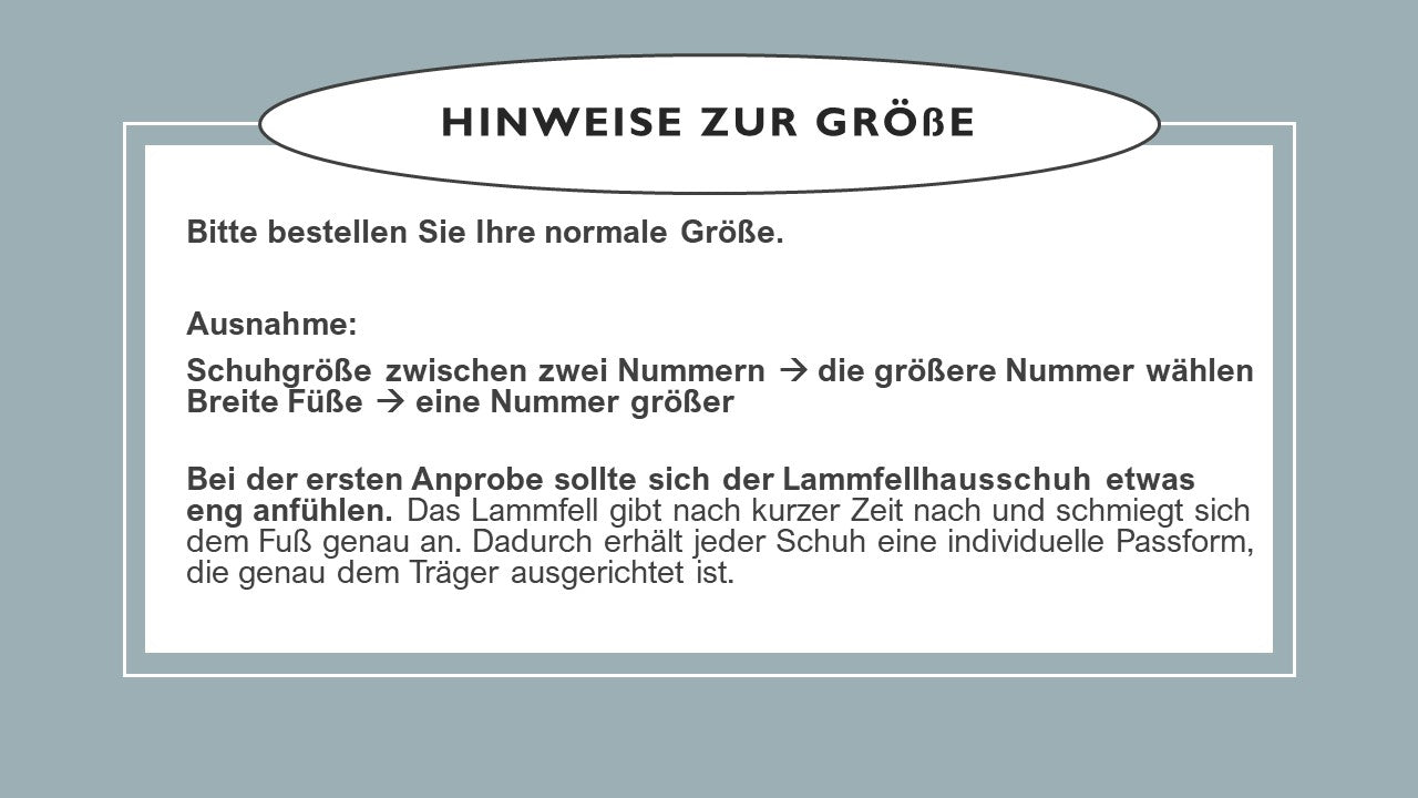 Lammfell Hausschuh - Kim