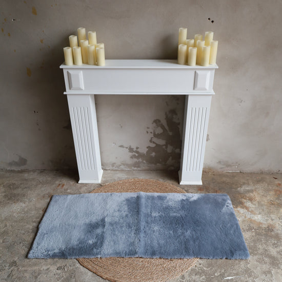 Lammfell Tafel / Teppich (Beige, Silber oder Anthrazit geschoren)