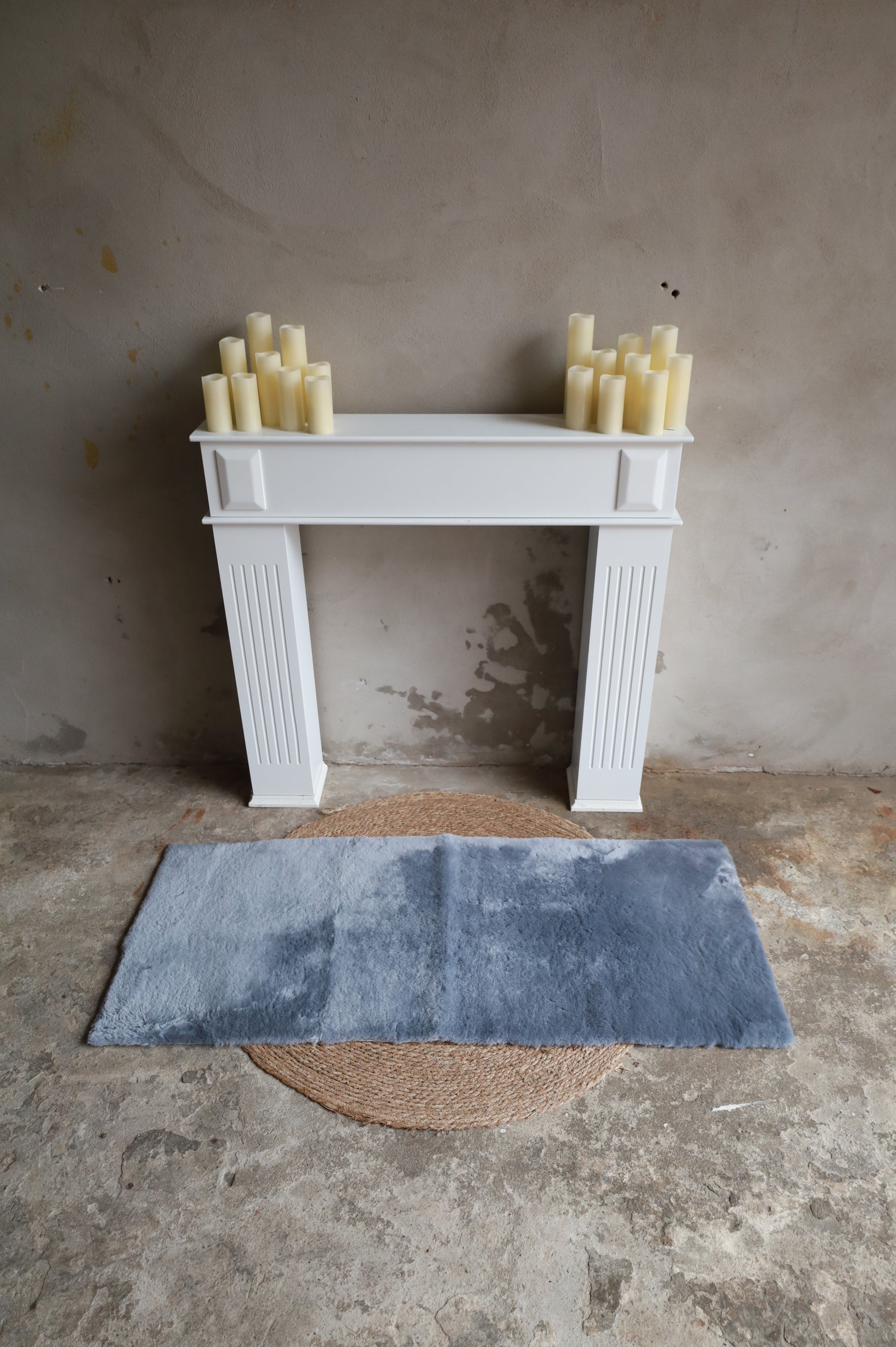 Lammfell Tafel / Teppich (Beige, Silber oder Anthrazit geschoren)