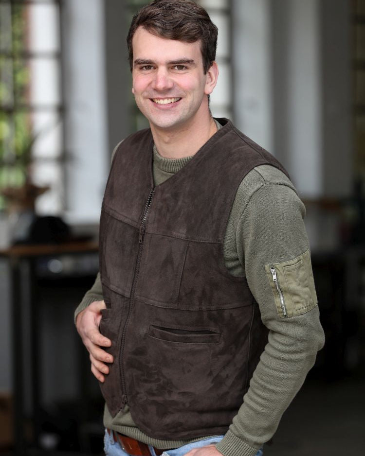 Lammfellweste - Bruno - braun