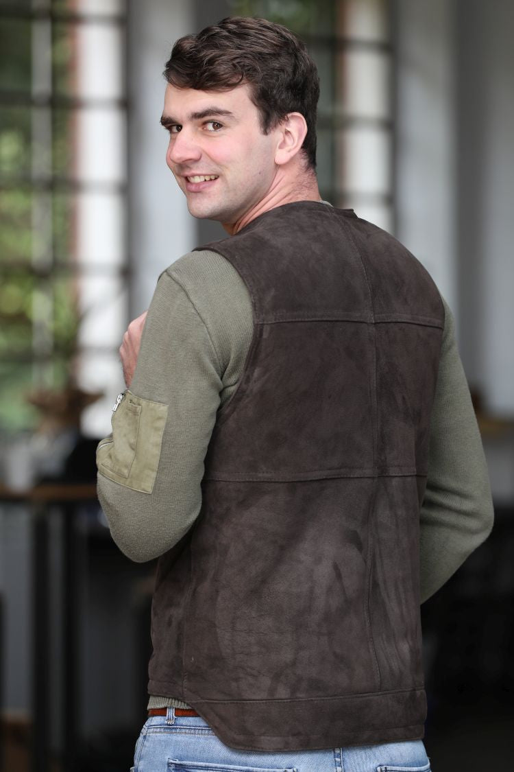 Lammfellweste - Bruno - braun