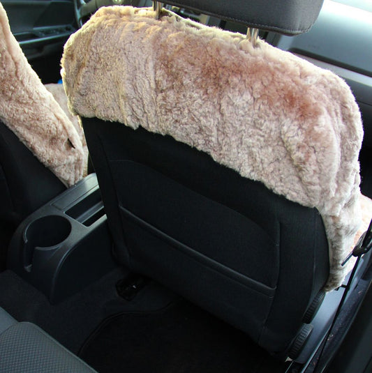 Premium Autofell für Autositze mit Airbag im Sitz (Sand)