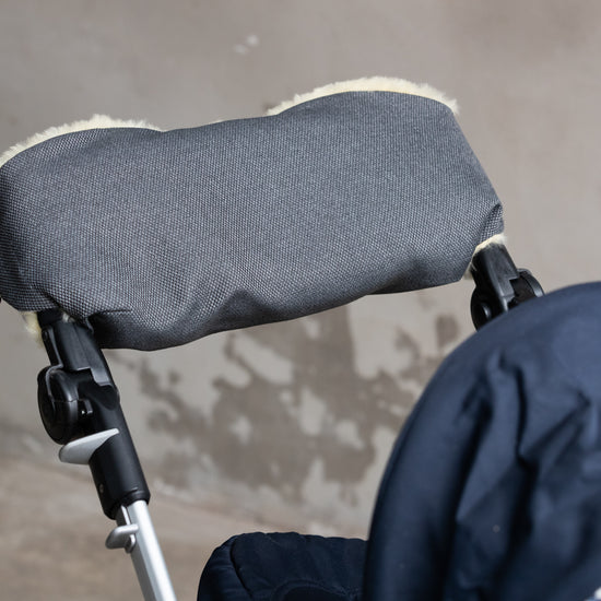 Baby- Kinderwagen-Handwärmer mit Lammfellfutter