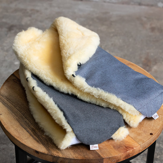 Baby- Kinderwagen-Handwärmer mit Lammfellfutter