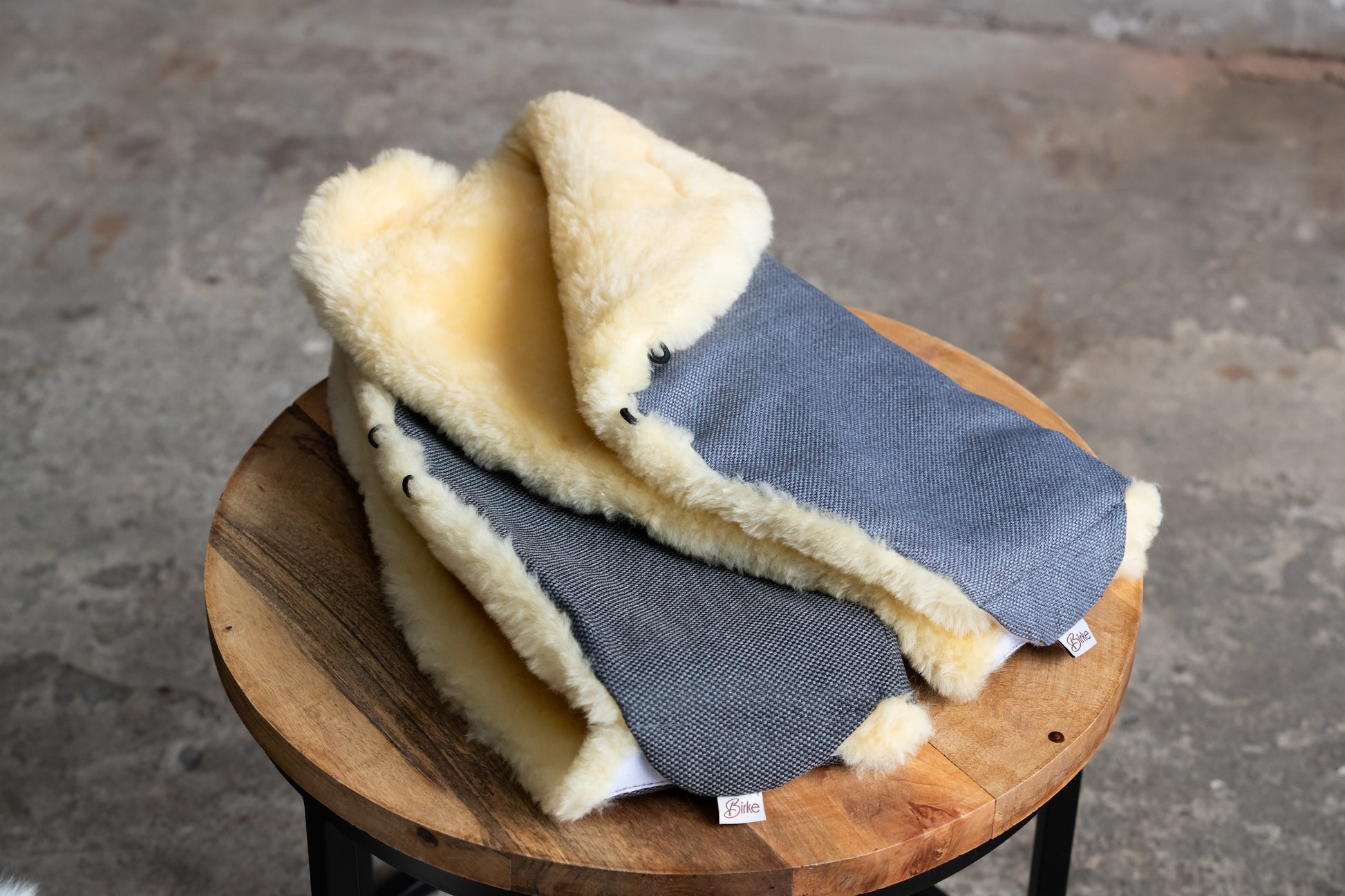 Baby- Kinderwagen-Handwärmer mit Lammfellfutter