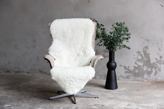 2er Lammfell Curly - Off-White - (geschoren gelockt)