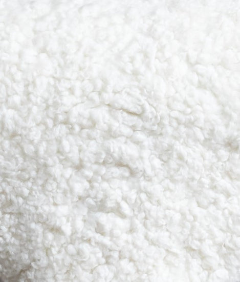 2er Lammfell Curly - Off-White - (geschoren gelockt)