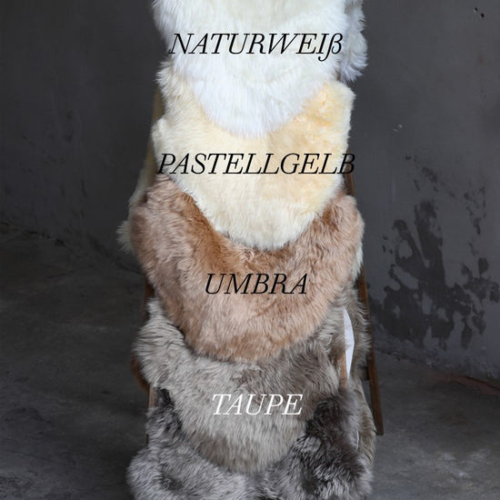 Lammfell Taupe (grau braun)